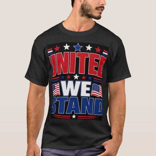 Verenigd Staan We T-shirt (Voorkant)