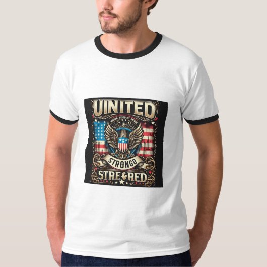 Verenigd Sterk Trots T-shirt (Voorkant)