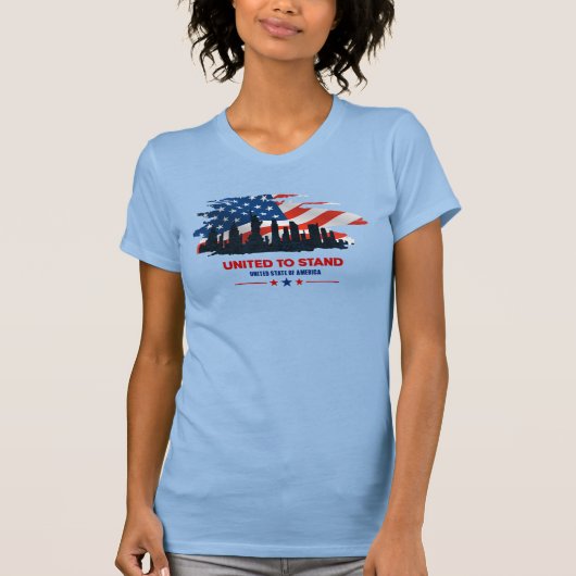 Verenigd tot standaard | Slim voor vrouwen T-shirt (Voorkant)