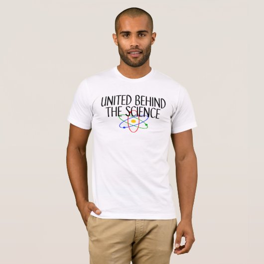 Verenigde achter Science T-Shirt (Voorkant volledig)