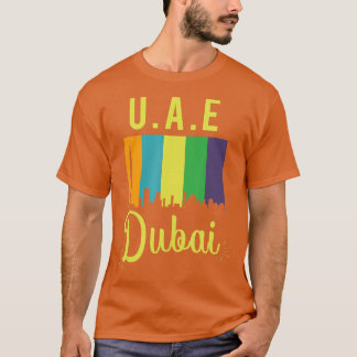 Verenigde Arabische Emiraten Abu Dhabi Dubai Skyli T-shirt