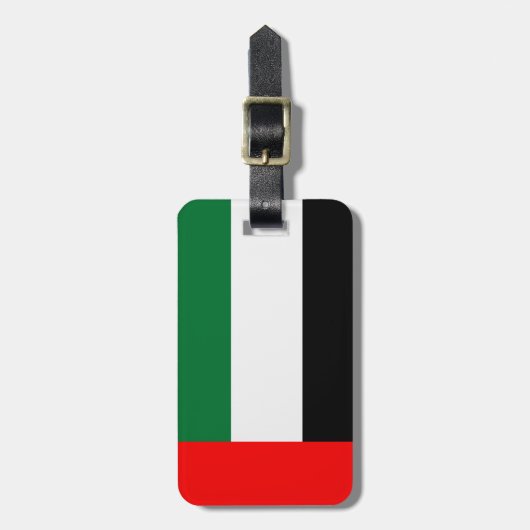 Verenigde Arabische Emiraten Bagagelabel (Voorkant verticaal)