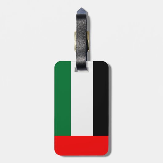 Verenigde Arabische Emiraten Bagagelabel (Achterkant verticaal)