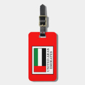 Verenigde Arabische Emiraten Bagagelabel (Voorkant verticaal)