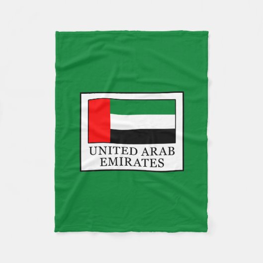 Verenigde Arabische Emiraten Fleece Deken (Voorkant)