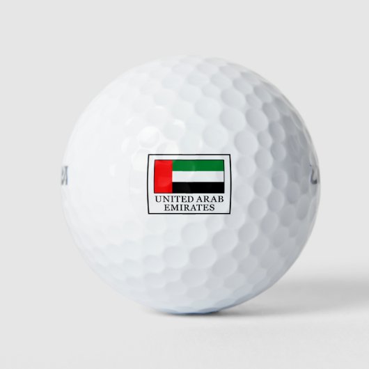 Verenigde Arabische Emiraten Golfballen (Voorkant)