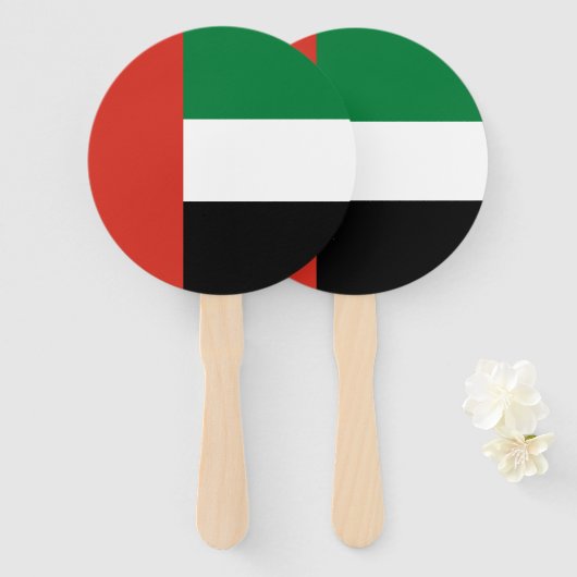 Verenigde Arabische Emiraten Handwaaier (Voorkant en achterkant)