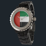 Verenigde Arabische Emiraten Horloge<br><div class="desc">Een ideaal geschenk voor al diegenen die patriottisch zijn van hun land!</div>
