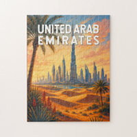 Verenigde Arabische Emiraten Illustratie Reis Kuns
