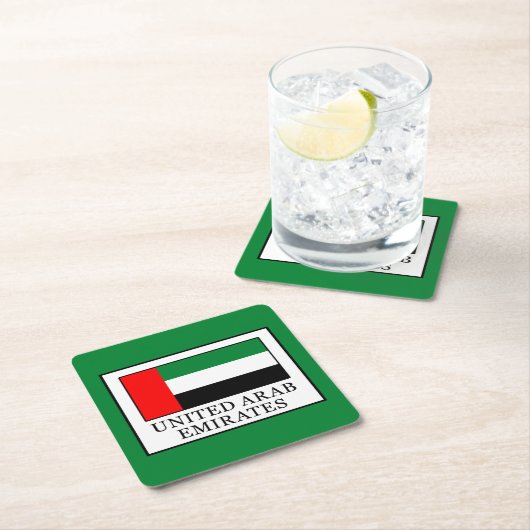 Verenigde Arabische Emiraten Kartonnen Onderzetters (Insitu)