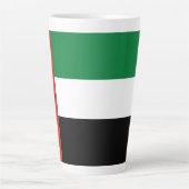 Verenigde Arabische Emiraten Latte Mok (Voorkant)