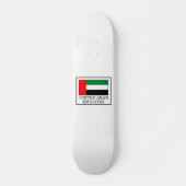 Verenigde Arabische Emiraten Persoonlijk Skateboard (Voorkant)