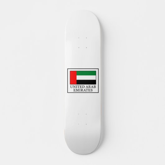 Verenigde Arabische Emiraten Persoonlijk Skateboard (Voorkant)