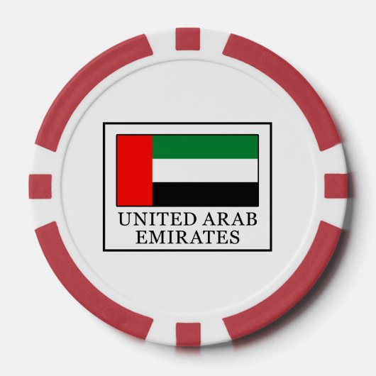 Verenigde Arabische Emiraten Pokerchips (Voorkant)