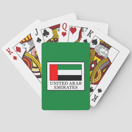 Verenigde Arabische Emiraten Pokerkaarten (Achterkant)