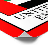 Verenigde Arabische Emiraten Poster (Hoek)