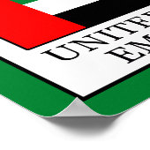 Verenigde Arabische Emiraten Poster (Hoek)