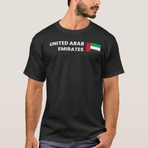 Verenigde Arabische Emiraten Pride Flag Symbool T- T-shirt