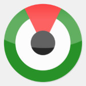 Verenigde Arabische Emiraten Ronde Sticker (Voorkant)