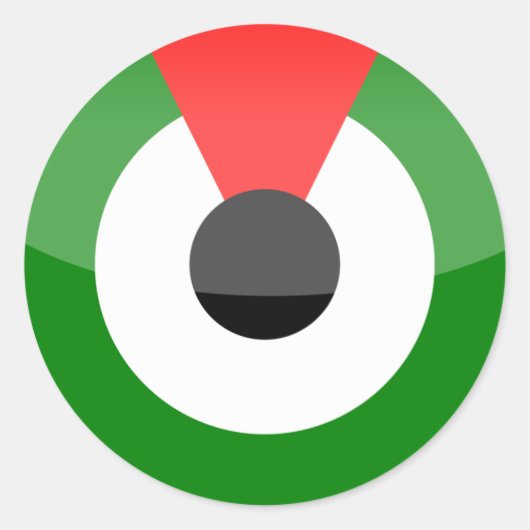 Verenigde Arabische Emiraten Ronde Sticker (Voorkant)