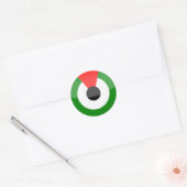 Verenigde Arabische Emiraten Ronde Sticker (Envelop)