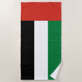 Verenigde Arabische Emiraten Strandlaken (Voorkant)