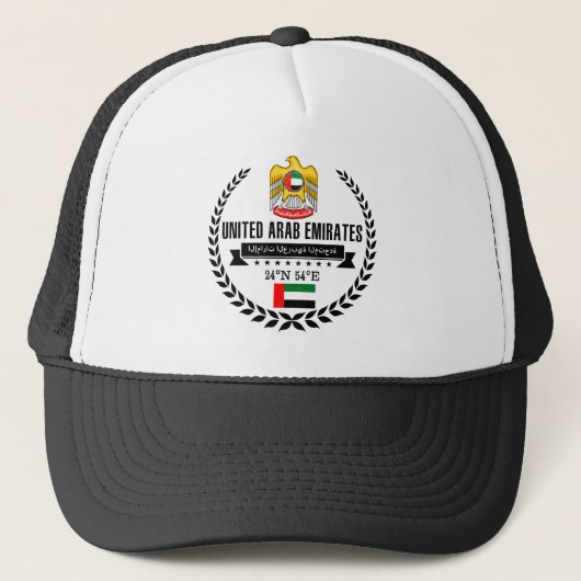 Verenigde Arabische Emiraten Trucker Pet (Voorkant)