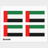 Verenigde Arabische Emiraten Verenigde Arabische E Rechthoekige Sticker (Vel)