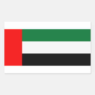 Verenigde Arabische Emiraten Verenigde Arabische E Rechthoekige Sticker