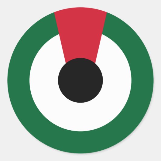 Verenigde Arabische Emiraten Verenigde Arabische E Ronde Sticker (Voorkant)