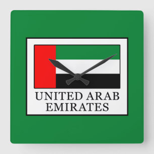 Verenigde Arabische Emiraten Vierkante Klok