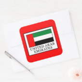 Verenigde Arabische Emiraten Vierkante Sticker (Envelop)