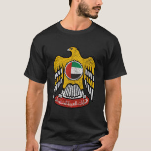Verenigde Arabische Emiraten Vlag Embleem UAE Abu  T-shirt