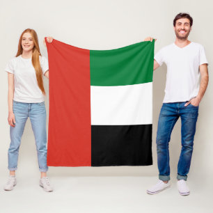 Verenigde Arabische Emiraten vlag Fleece Deken