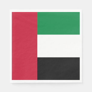 Verenigde Arabische Emiraten Vlag Servet