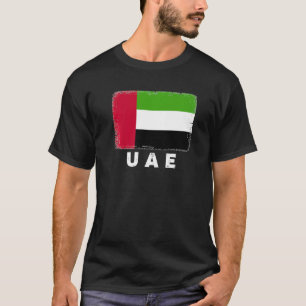Verenigde Arabische Emiraten Vlag Steun Emiraten T-shirt