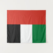 Verenigde Arabische Emiraten Wandkleed (Voorkant (horizontaal))