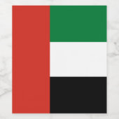 Verenigde Arabische Emiraten Wijn Etiket (Enkel label)