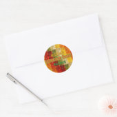 verenigde beren ronde sticker (Envelop)