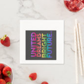 Verenigde dromen heldere toekomst servet (Insitu)