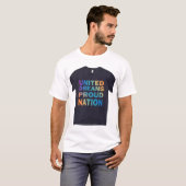 verenigde dromen sterke harten t-shirt (Voorkant volledig)