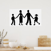 Verenigde Familie Poster (Keuken)