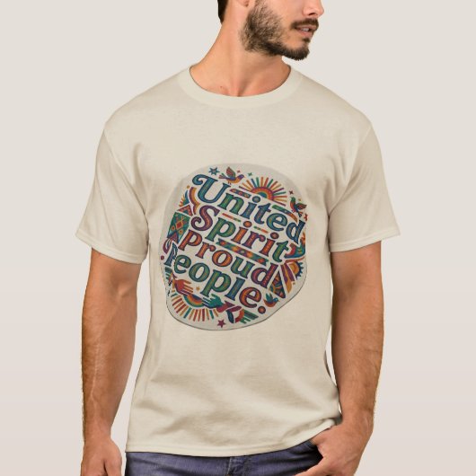 Verenigde Geest, Trots Volk T-shirt (Voorkant)