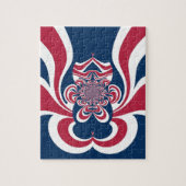 Verenigde kleuren: kleurrijk globaal patroon legpuzzel (Verticaal)