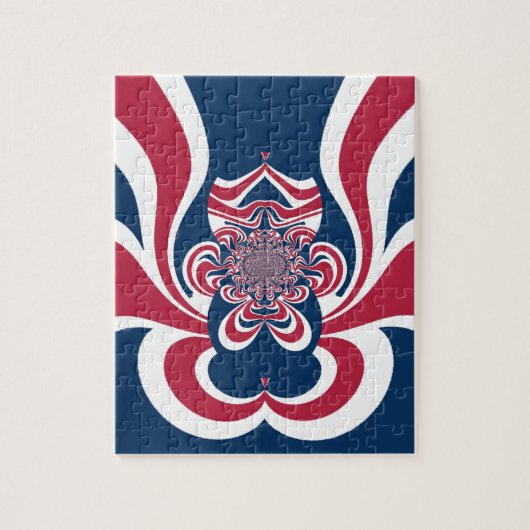 Verenigde kleuren: kleurrijk globaal patroon legpuzzel (Verticaal)