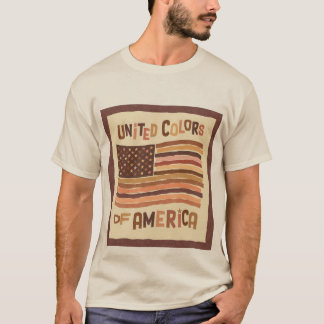 Verenigde kleuren van Amerika T-shirt
