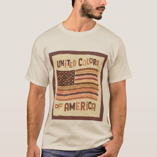 Verenigde kleuren van Amerika T-shirt (Voorkant)