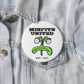 VERENIGDE MISFITS-toets Ronde Button 4,0 Cm (In situ)