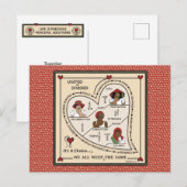 Verenigde of verdeeld 1_ briefkaart (Voorkant / Achterkant)