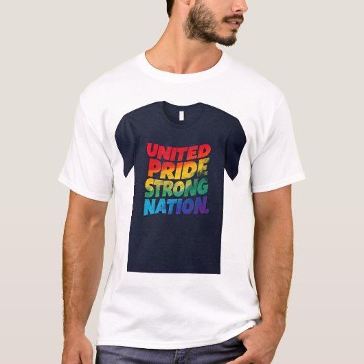 Verenigde Pride Strong Nation T-shirt (Voorkant)
